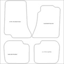 Vauxhall Carlton or Senator Car Mats